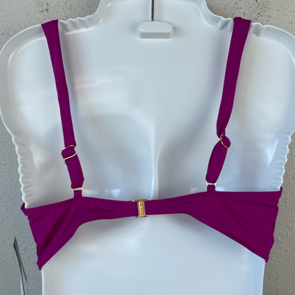 NWT Lauren Ralph Lauren Bikini Top Size 10 - Picture 2 of 4